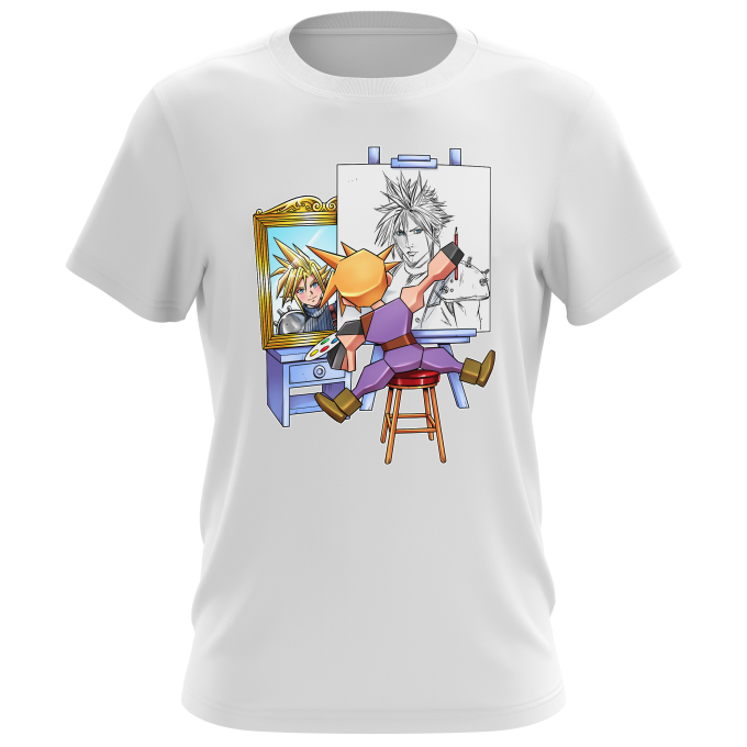 T-shirts Hommes Parodies Jeux Vidéo Autoportrait fantaisiste
