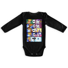 Long sleeve Baby Bodysuits Manga Parodies