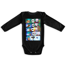 Long sleeve Baby Bodysuits Manga Parodies