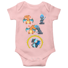 Short-sleeved baby bodysuit (Girls) Video Games Parodies