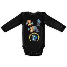 Long sleeve Baby Bodysuits Video Games Parodies