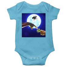 Short-sleeved baby bodysuit (boys) Movies Parodies