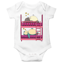 Korte mouwen Babyromper Manga-parodien