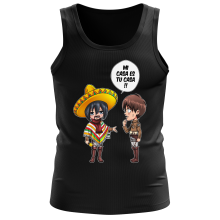 Men Tank Tops Manga Parodies