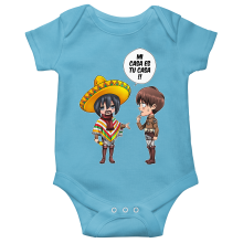 Kurzrmeliger Baby-Bodysuit (Jungen) Manga-Parodien