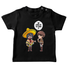 Camisetas beb Parodias de manga