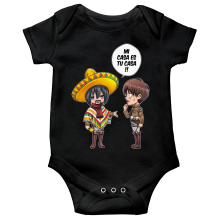 Korte mouwen Babyromper Manga-parodien