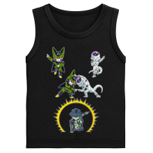 Kinderjongen tanktops Manga-parodien