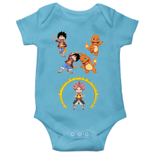 Korte mouwen Babyromper (jongen) Manga-parodien