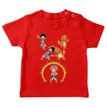 Camisetas beb Parodias de manga