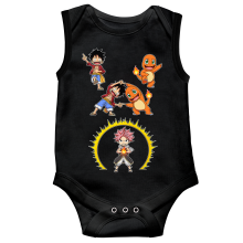 Mouwloos Babyromper Manga-parodien