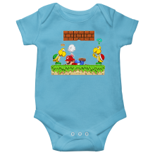 Kurzrmeliger Baby-Bodysuit (Jungen) Videospiel-Parodien