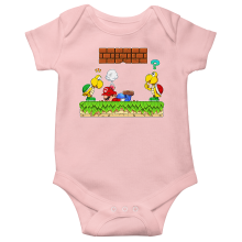 Short-sleeved baby bodysuit (Girls) Video Games Parodies