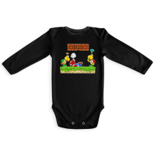 Long sleeve Baby Bodysuits Video Games Parodies