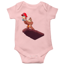 Short-sleeved baby bodysuit (Girls) Video Games Parodies