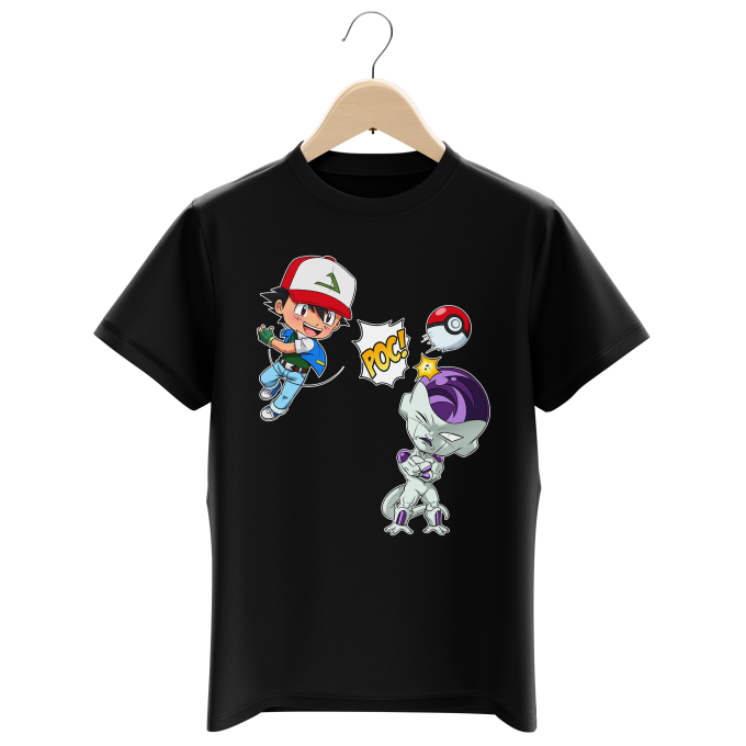 T-shirts Enfants Garçons Parodies Jeux Vidéo Un Mewtwo sauvage apparait... Ou pas!