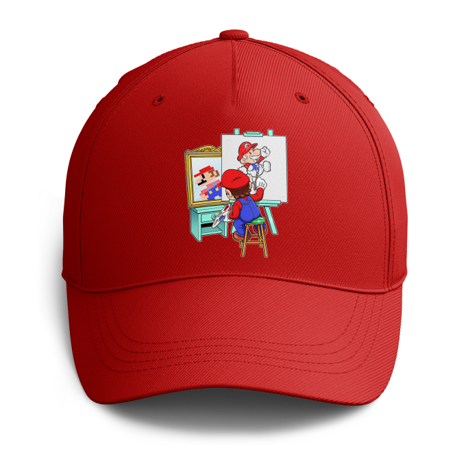 Cappello Rosso Borgogna parodia Super Mario - Super Mario (Cappello di  qualità premium - Stampata in Francia - 1251 - Rif : 1251)
