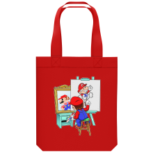 Organic Cotton Tote Bag Video Games Parodies