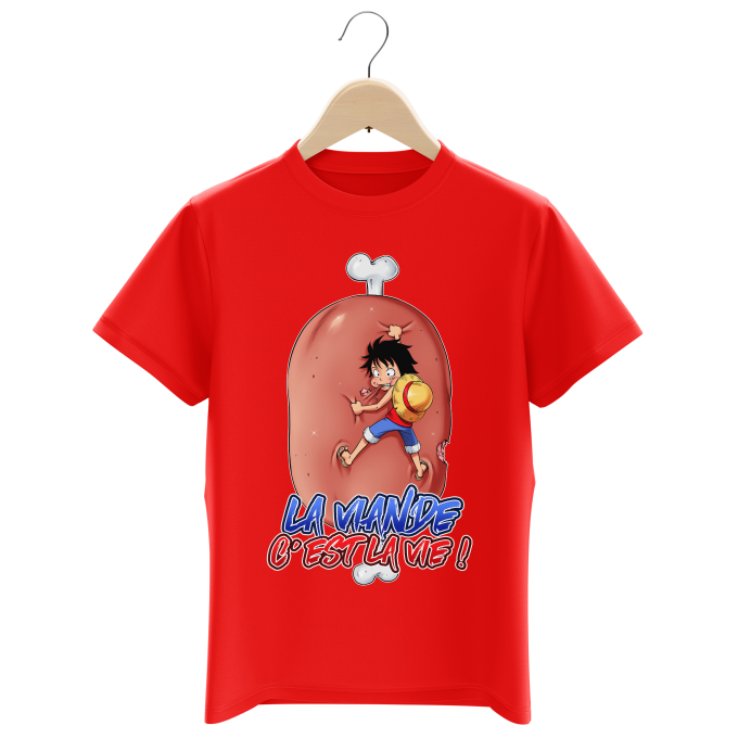 T-shirts Enfants Garçons Parodies Manga La Viande c