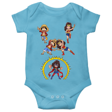 Kurzrmeliger Baby-Bodysuit (Jungen) Manga-Parodien