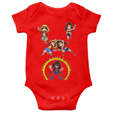 Korte mouwen Babyromper Manga-parodien