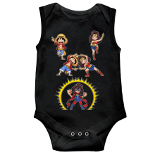 Mouwloos Babyromper Manga-parodien