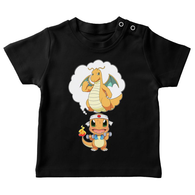 T-shirts bébé Parodies Jeux Vidéo Quand tu rêve de devenir un Colosse...