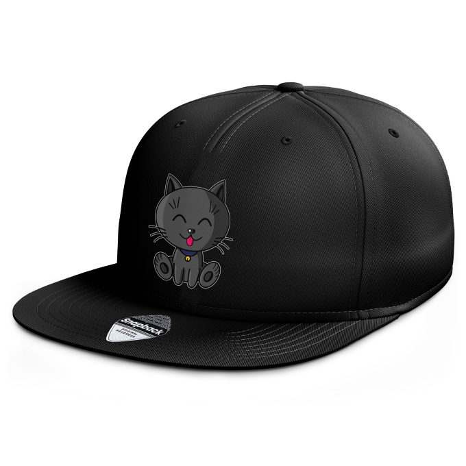 Casquette Rap Snapback Kawaii Kawaii Baby Cat (Bleu)