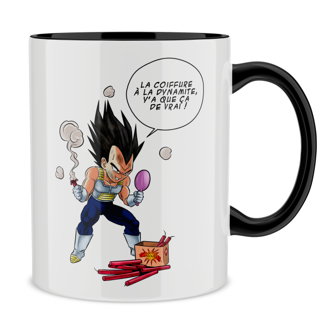 Mugs Parodies Manga Astuce pour se coiffer le matin !