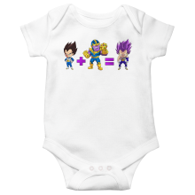 Korte mouwen Babyromper Manga-parodien