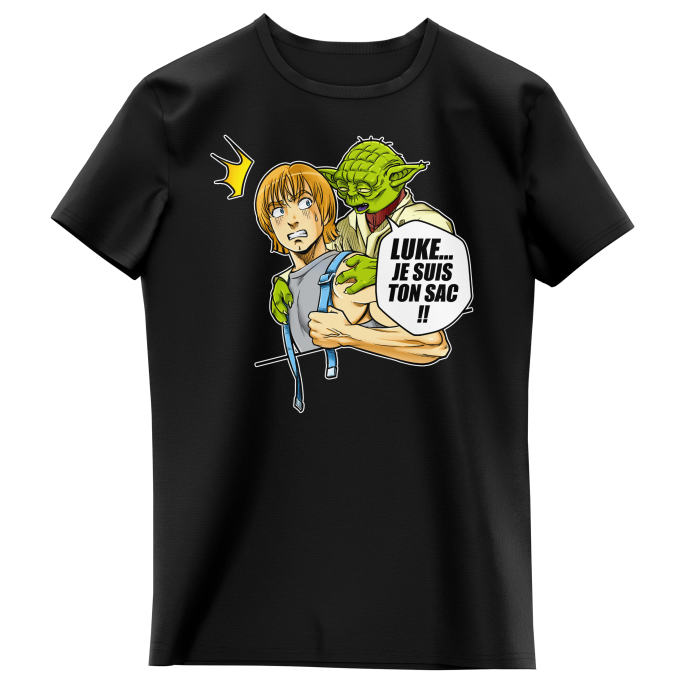 T-shirts Enfants Filles Parodies Cinéma Luke... Je suis ton sac !!
