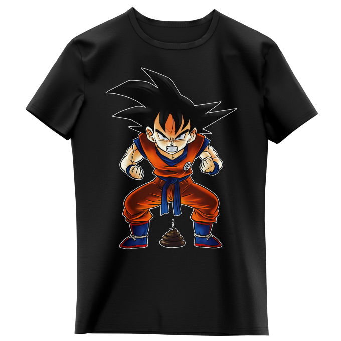 Dragon Ball Z - DBZ Parody Men's T-shirt - Son Goku (Funny Dragon Ball Z -  DBZ Parody - High Quality T-shirt - Size 71 - Ref : 71)