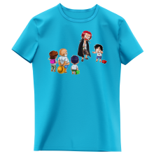 T-shirts kinderen meisjes Manga-parodien