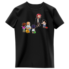 T-shirts kinderen meisjes Manga-parodien