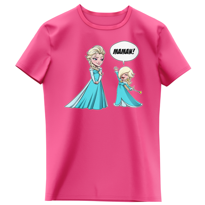 T-shirts Enfants Filles Parodies Cinma Une Maman qui n