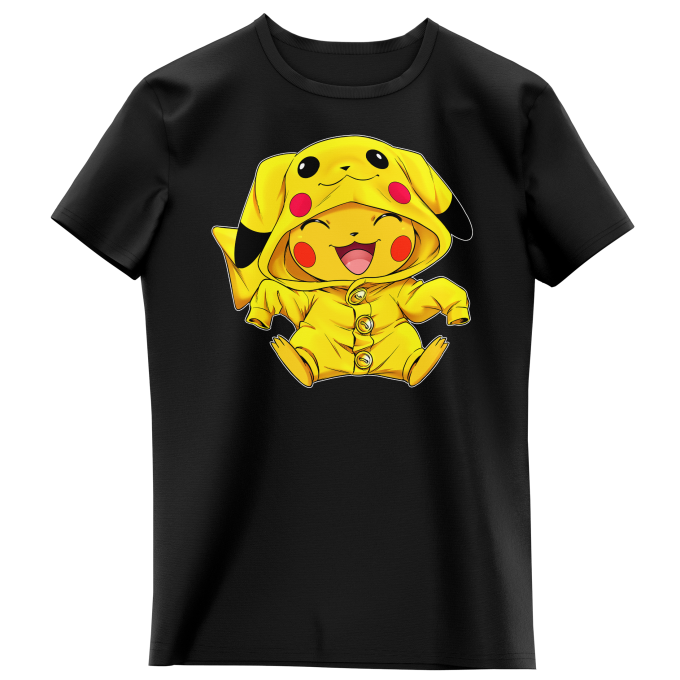 Medio cabina imitar Camiseta de manga corta Negra para Niñas parodia de Pokémon - Ultimate  Cosplay de Pikachu (T-shirt de alta calidad en la talla 880 - impresa en  Francia - Réf : 880)