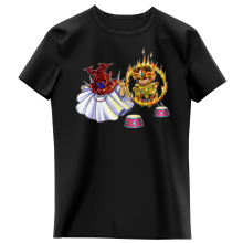 T-shirts kinderen meisjes Manga-parodien