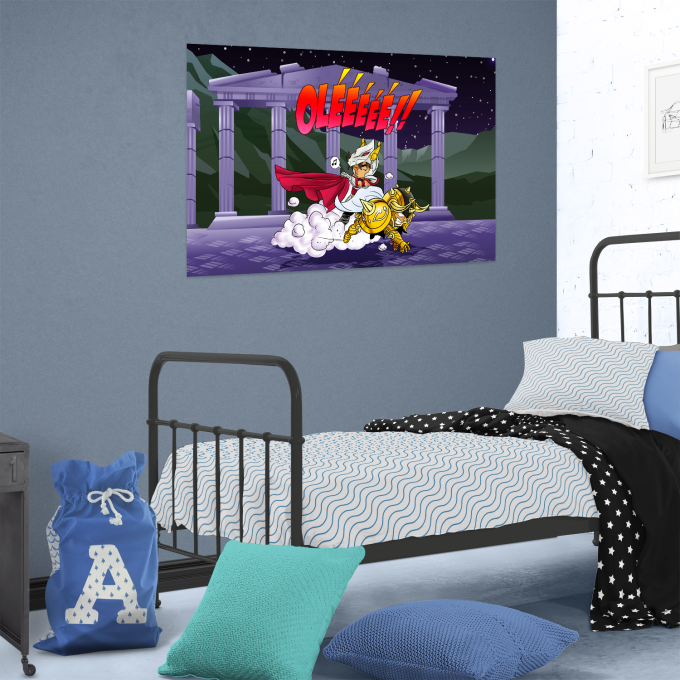 Posters Manga-parodien Aldebaran Taurus en Pegasus Seiya