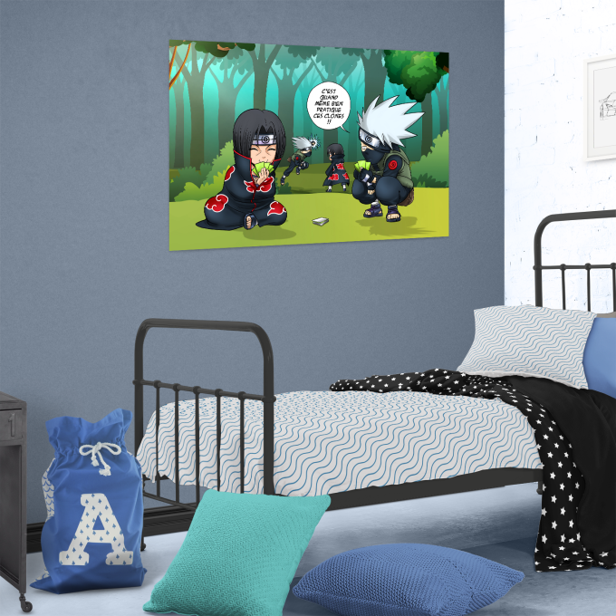 Affiche HD / Poster HD Parodies Manga Combat de Ninjas !