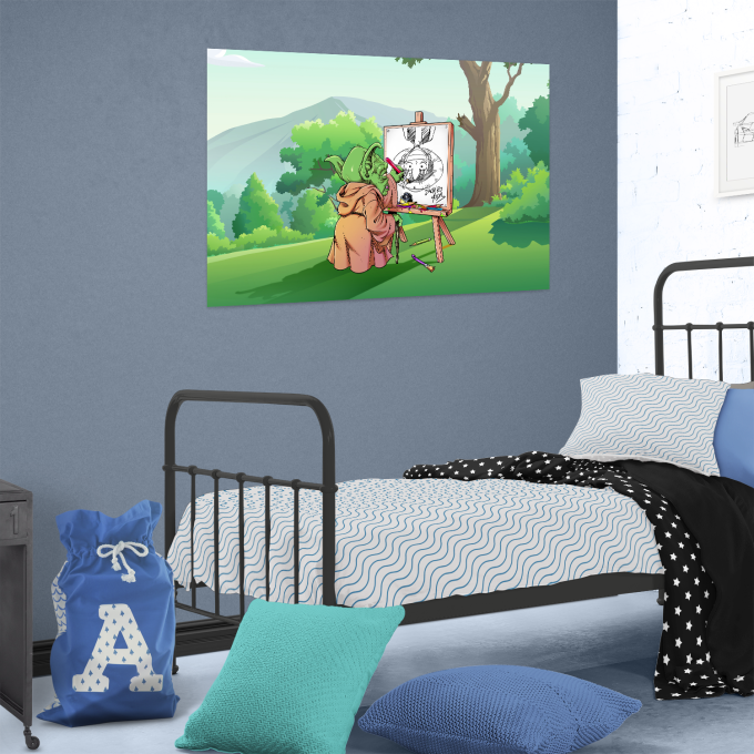 HD Posters Parodias de manga Eiichiro Yoda que dibuja a Luffy al revs