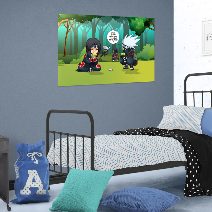 Affischer Parodier Manga Kakashi och Itachi