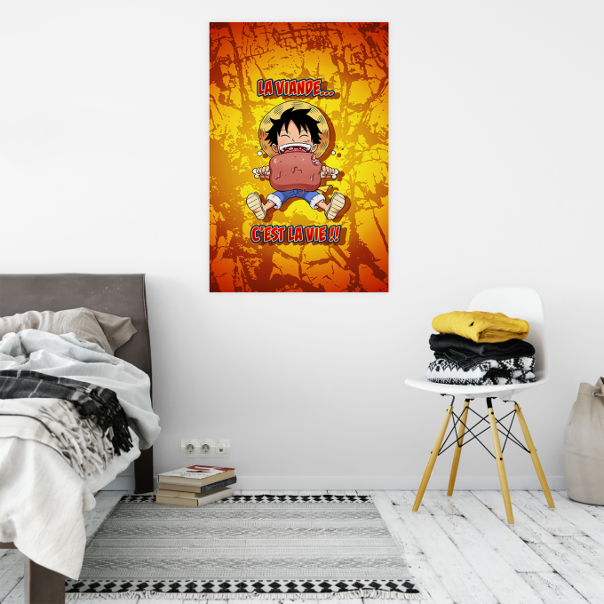 Affiche HD / Poster HD Parodies Manga La Viande... C