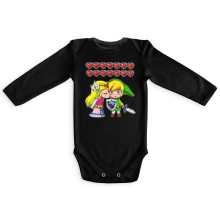 Long sleeve Baby Bodysuits Video Games Parodies