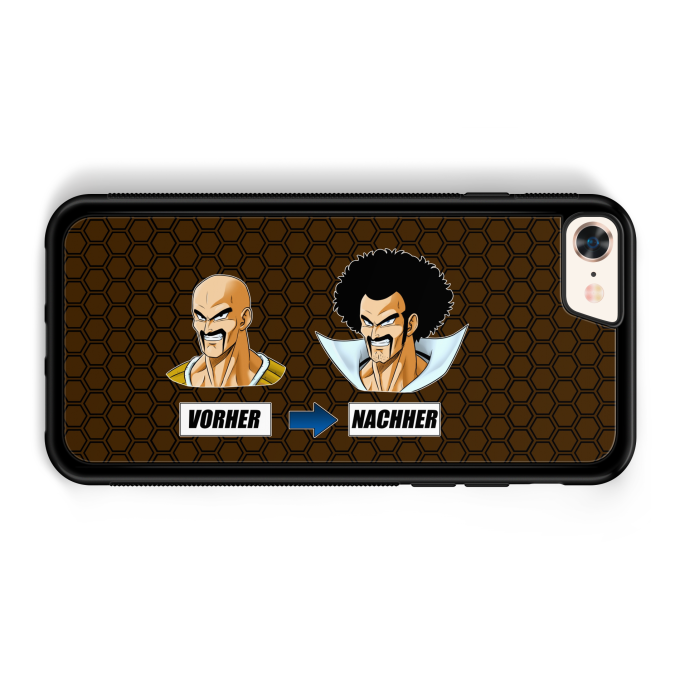 iPhone 7 / 8 / SE2020 Handyhlle Manga-Parodien Nappa und Mr Satan