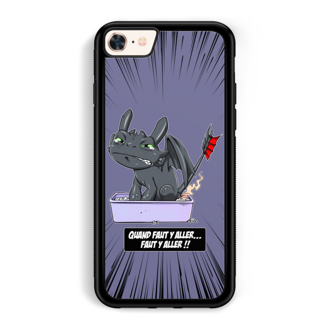 Coque pour téléphone portable iPhone 7 / 8 / SE2020 Parodies Cinéma Quand faut y aller... Faut y aller !!