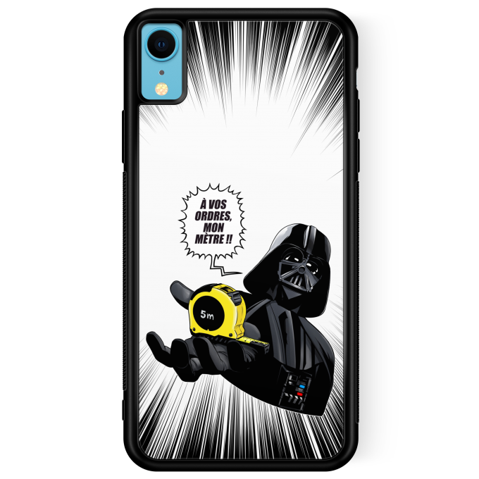 Coque pour téléphone portable iPhone XR Parodies Cinéma A vos ordres, mon Mètre... !!