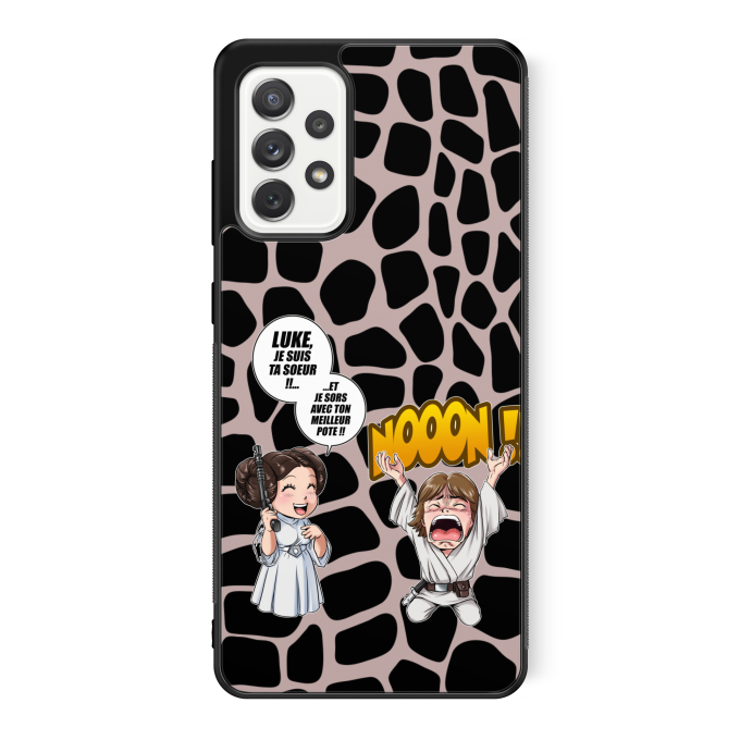 Coque pour téléphone portable Samsung Galaxy A52 Parodies Cinéma Luke Life Episode II : Une soeur indigne :)