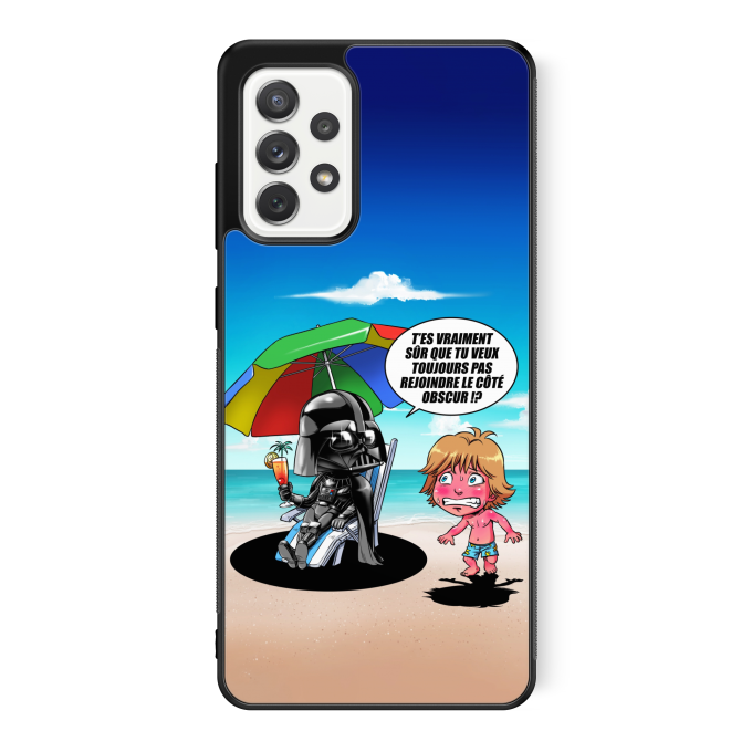 Coque pour téléphone portable Samsung Galaxy A52 Parodies Cinéma Le pouvoir du côté Obscur...