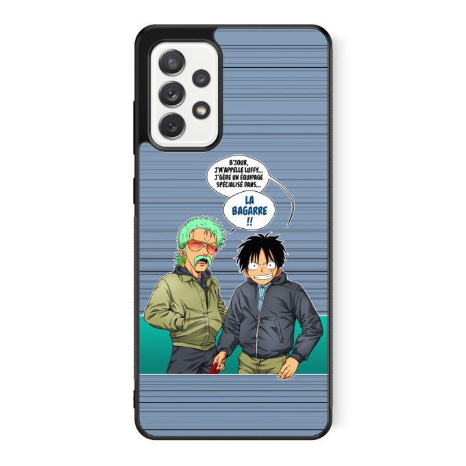Coque pour téléphone portable Samsung Galaxy A52 Parodies Manga La Bagarre !!