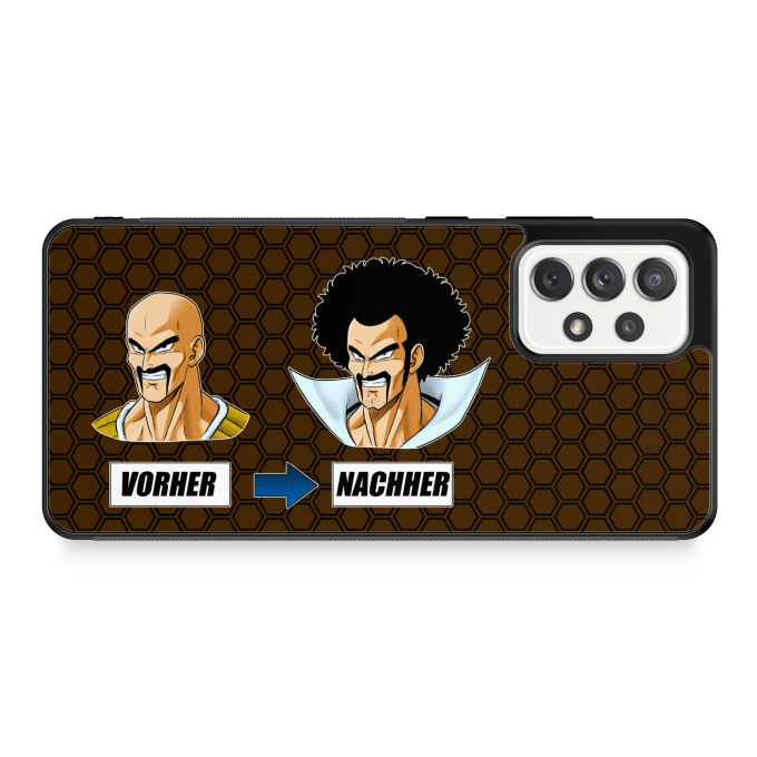 Samsung Galaxy A52 Handyhlle Manga-Parodien Nappa und Mr Satan